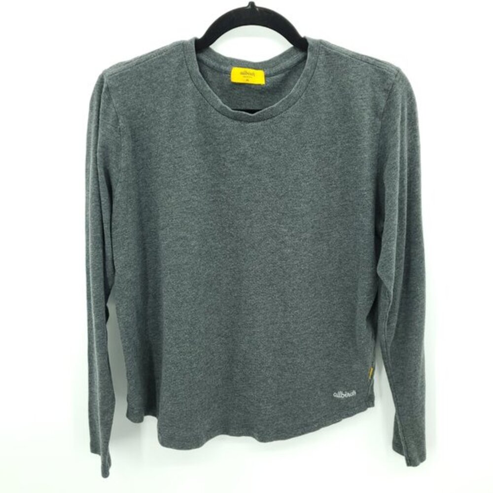 allbirds Soft Merino-Blend Crew Neck Long SleeveTee M Charcoal Grey
